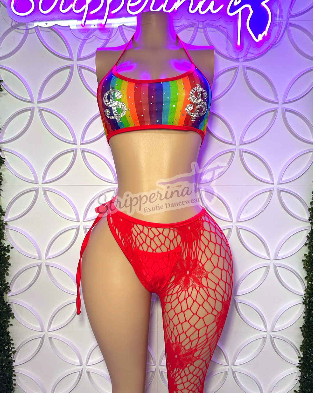 Rainbow Money Pant Set