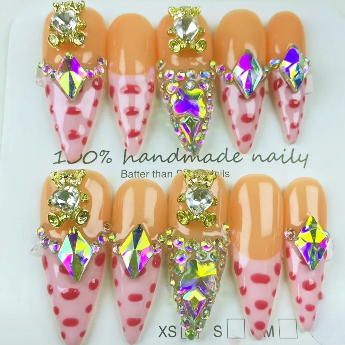 Polka Dotty Press On’s