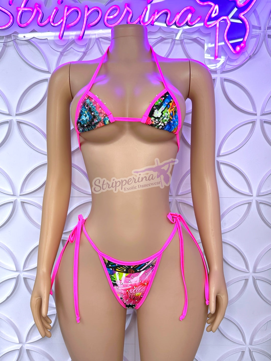 Nano Side Tie Bikini (Legal Multicolor)