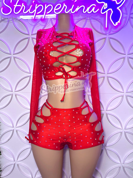 Karma Short Set (Red)