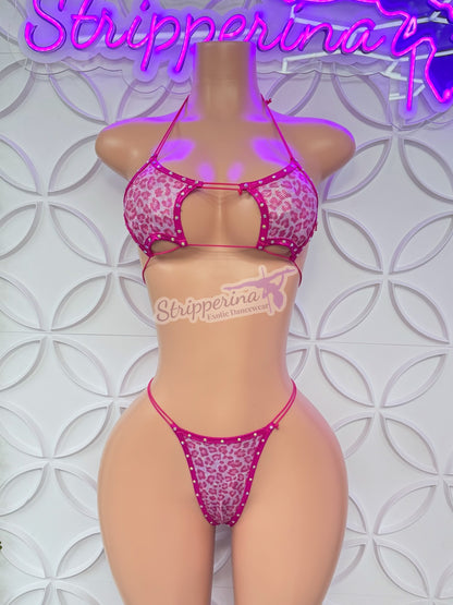 Star-kini (Holographic Pink Leopard)