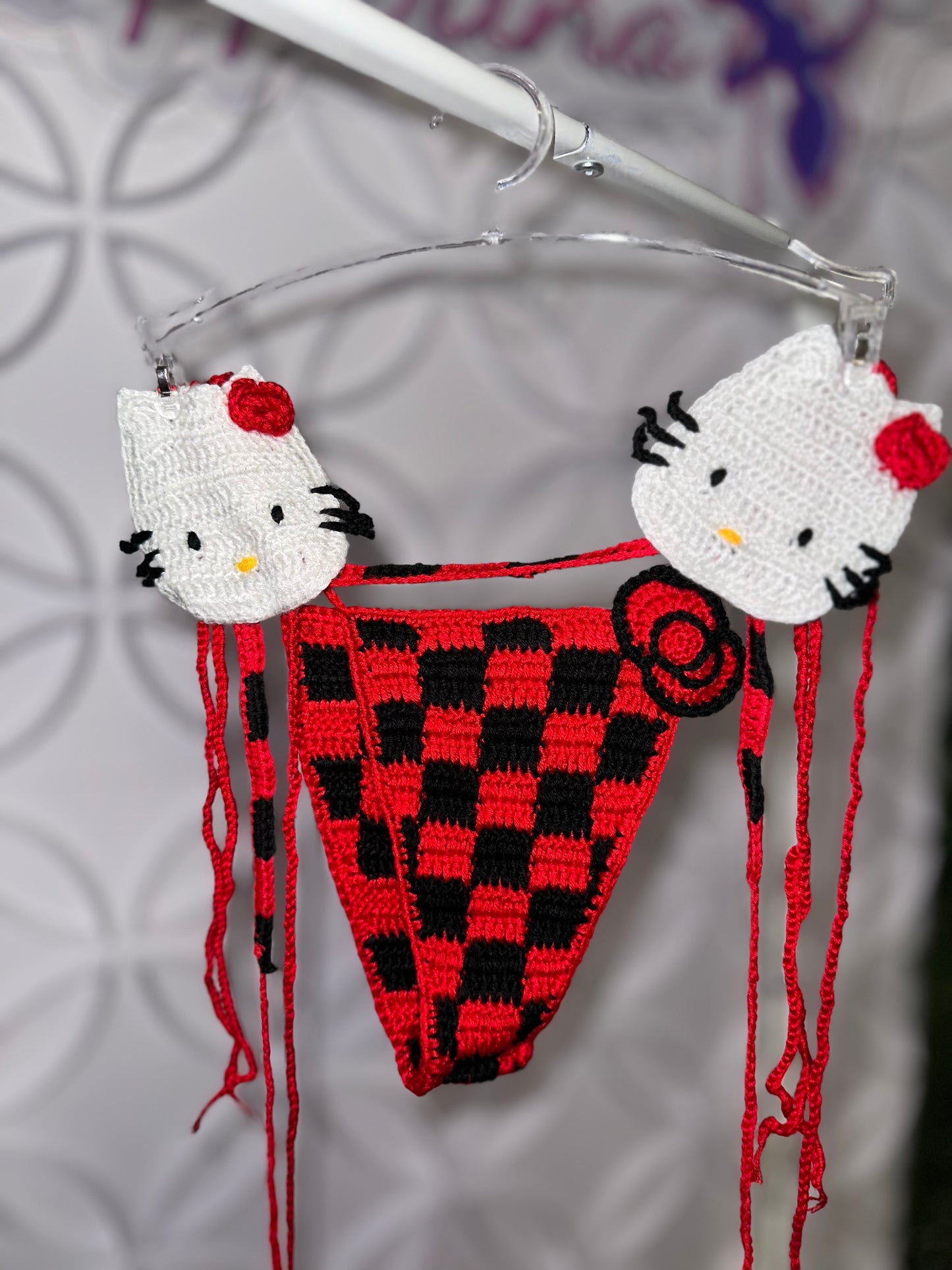 Croché Hello Kitty 2pcs