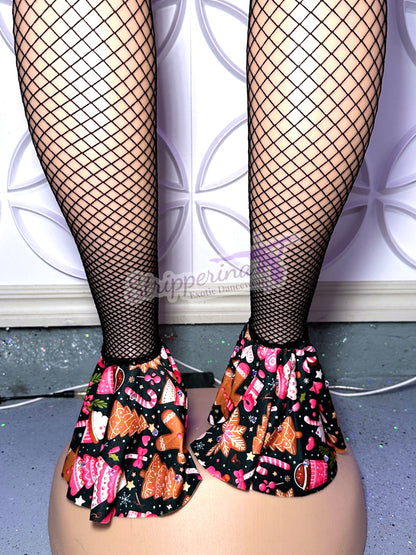 Slim Fishnet Jumpsuit (Ginger Bread/Black)