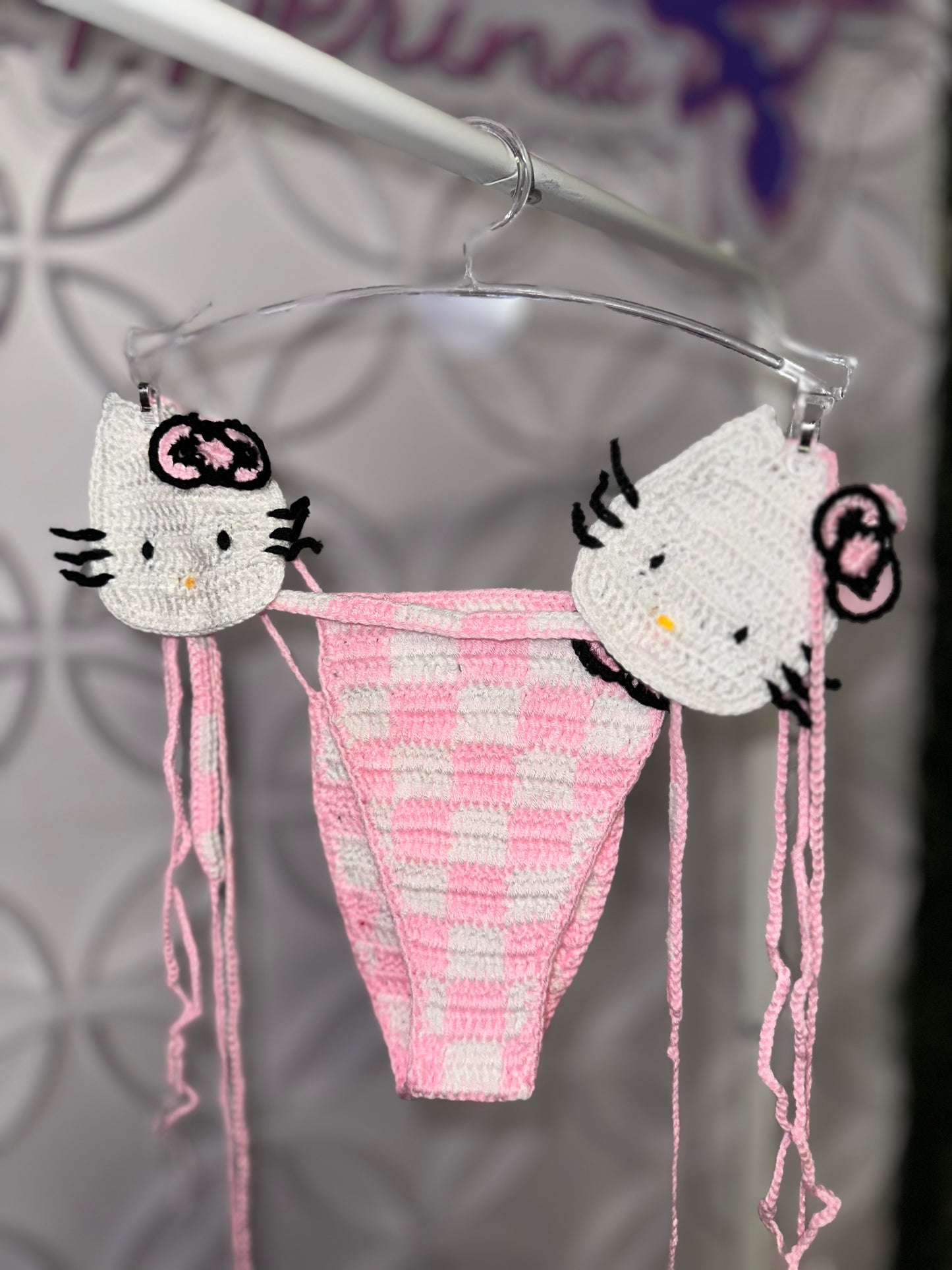 Croché Hello Kitty 2pcs