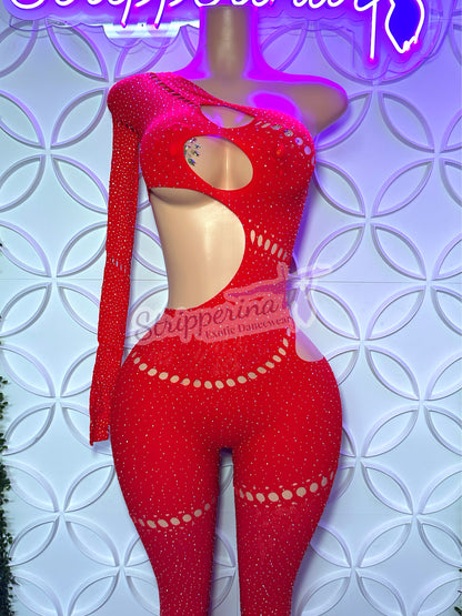 It Girl Jumpsuit (Red)