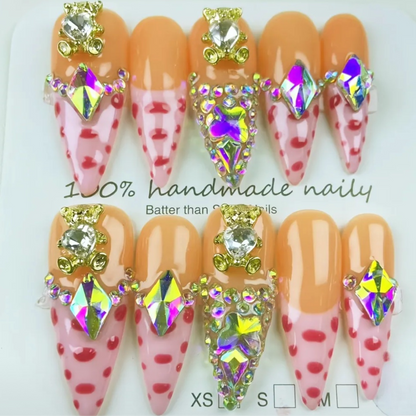 Polka Dotty Press On’s