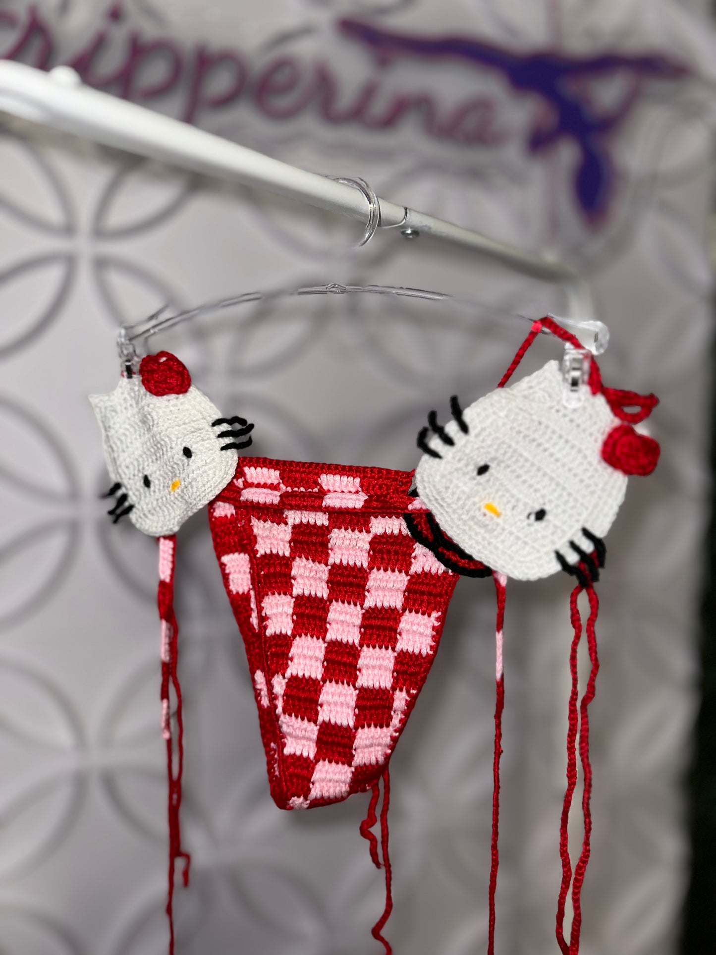 Croché Hello Kitty 2pcs