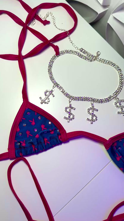 Pink Bunny Nano-kini (XS/S)